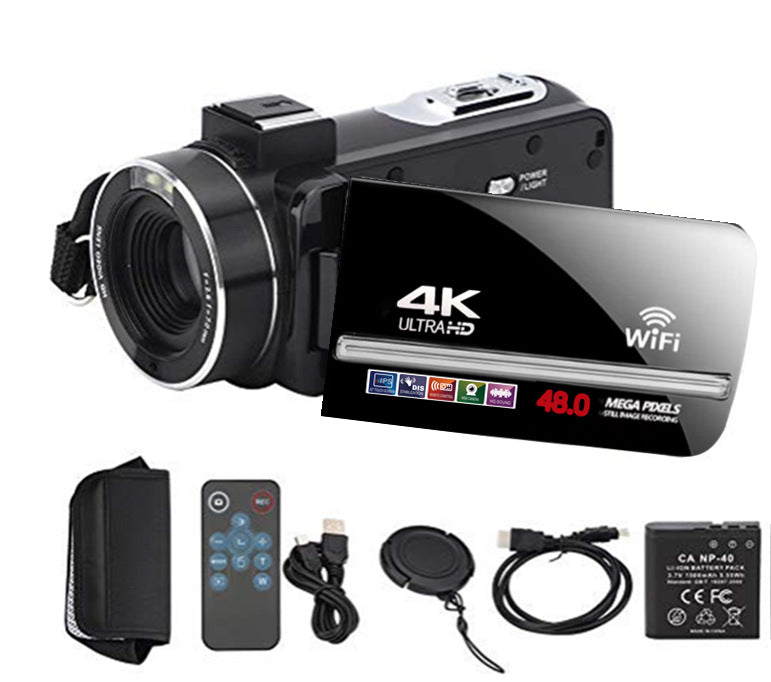 4K HD Digital Camera with 48MP and Touch Screen