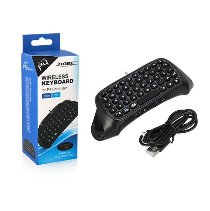 Teclado Inalámbrico Bluetooth para Mando PS4 – Chat y Gaming Más Rápido