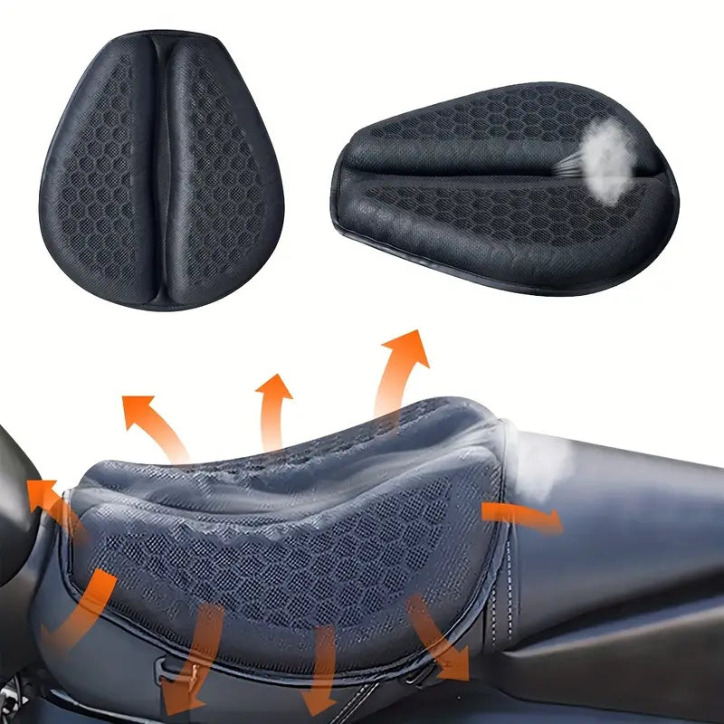 Honeycomb Gel Motorcycle Saddle