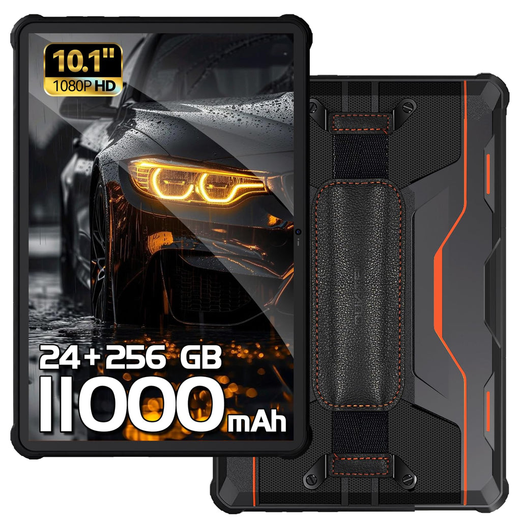 OUKITEL RT9 Tablet Rugged 10.1" | 24GB RAM, 256GB, 11000mAh, IP68/IP69K, Android 14