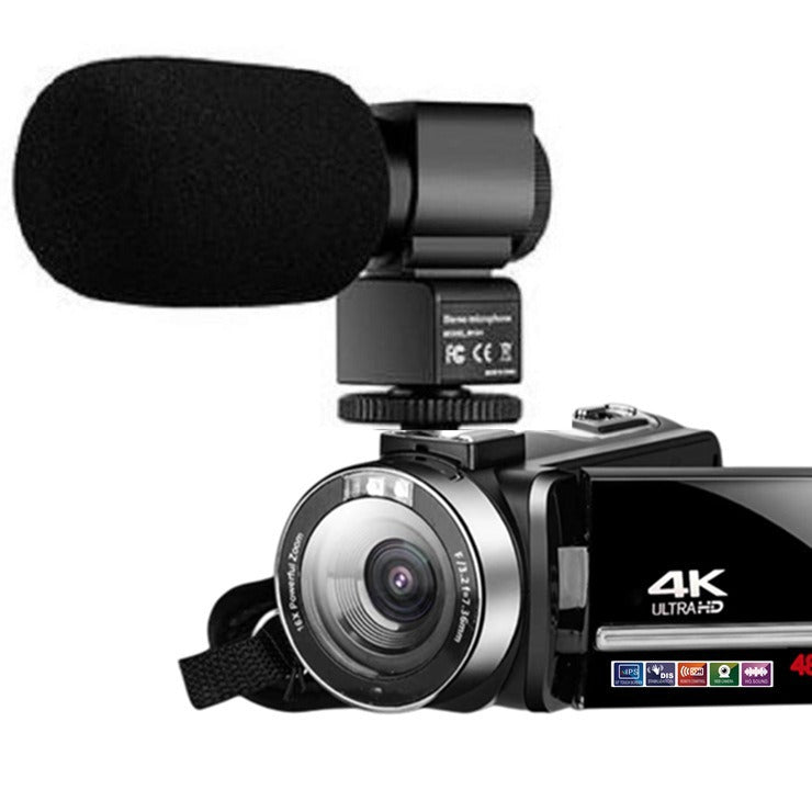 4K HD Digital Camera with 48MP and Touch Screen