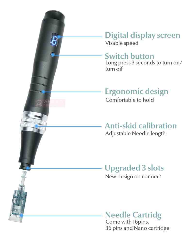 Electric Microneedle Exosome Inductive Therapeutical Beauty Instrument