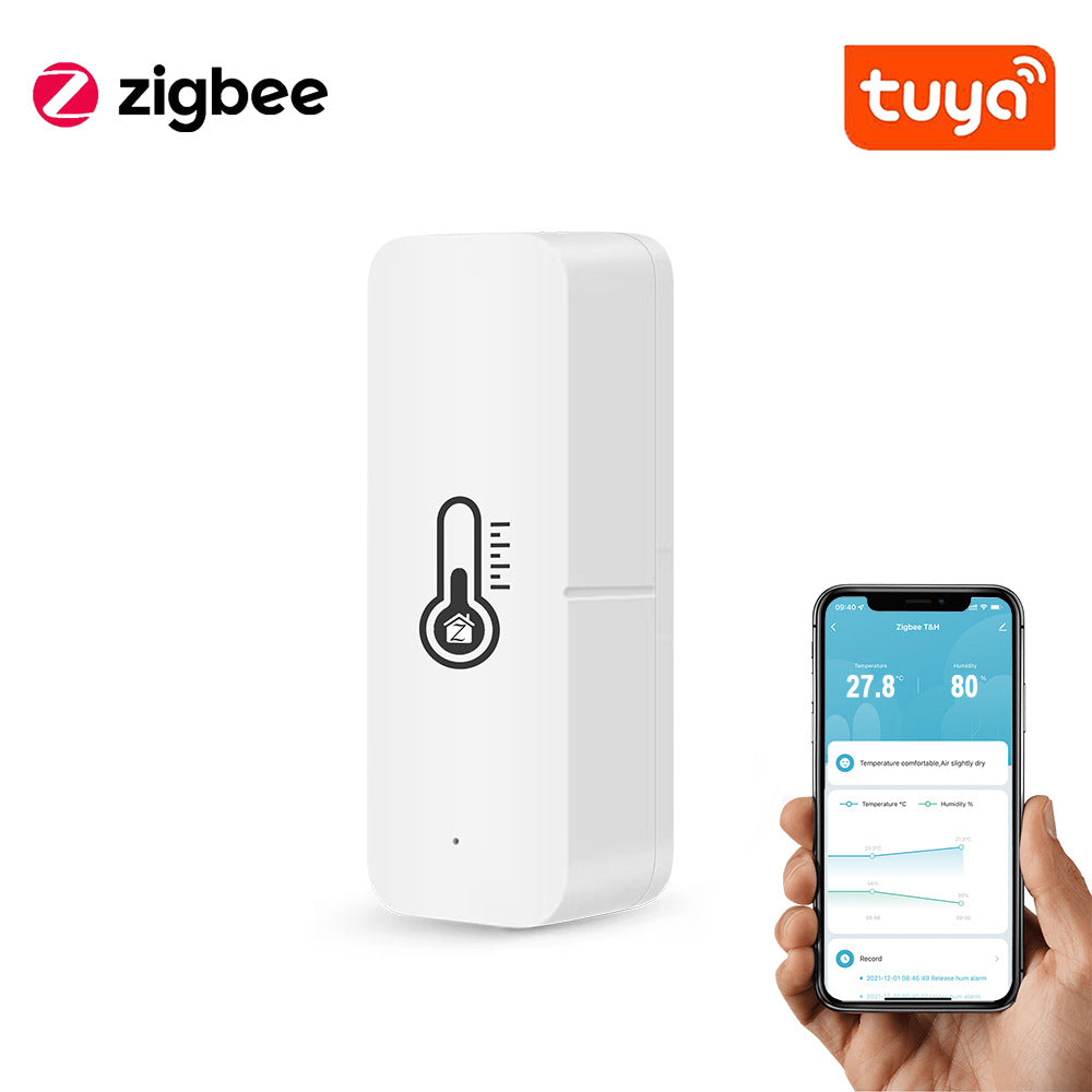 Sensor Temperatura y Humedad Tuya | Monitor Inteligente Hogar WiFi