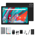 Qukenk Tablet 2 en 1 10" Android 13 | 16GB RAM, 128GB, Teclado + Mouse + Funda