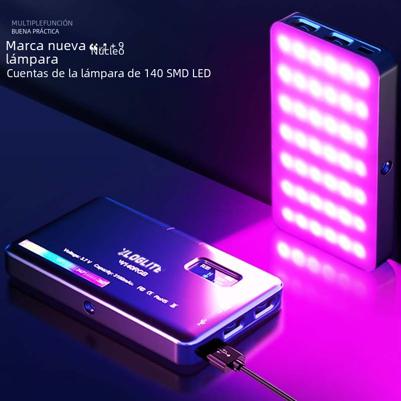 W140 RGB Mobile Live Stream LED Beauty Light