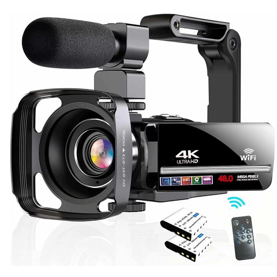 4K HD Digital Camera with 48MP and Touch Screen