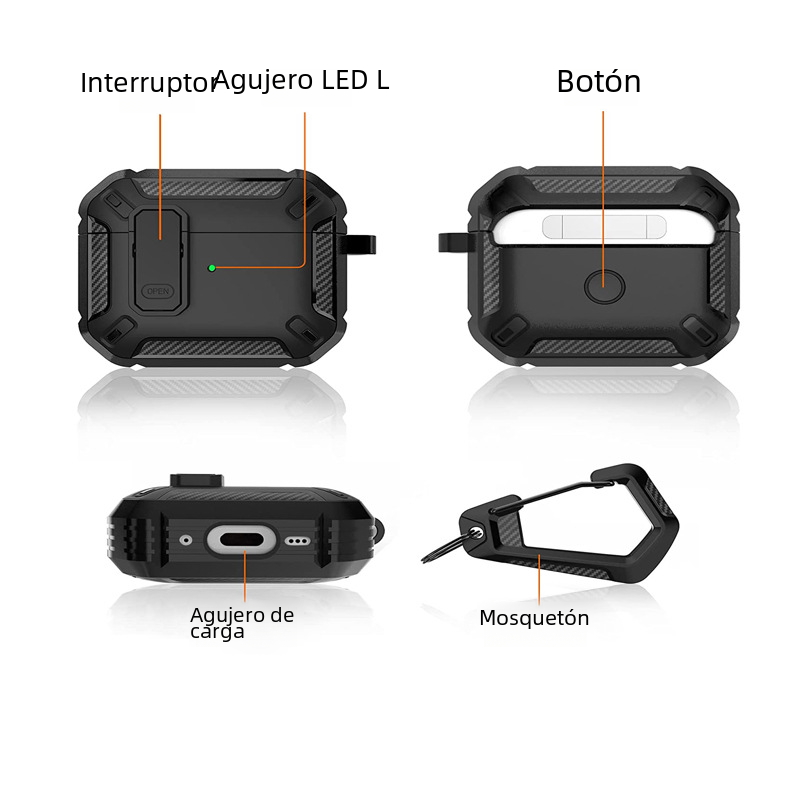 Creative Dual-Color Case for AirPods Pro 2 & 3