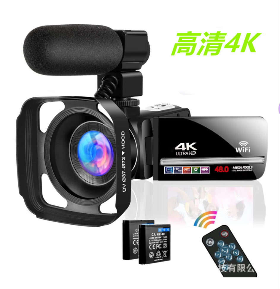 4K HD Digital Camera with 48MP and Touch Screen