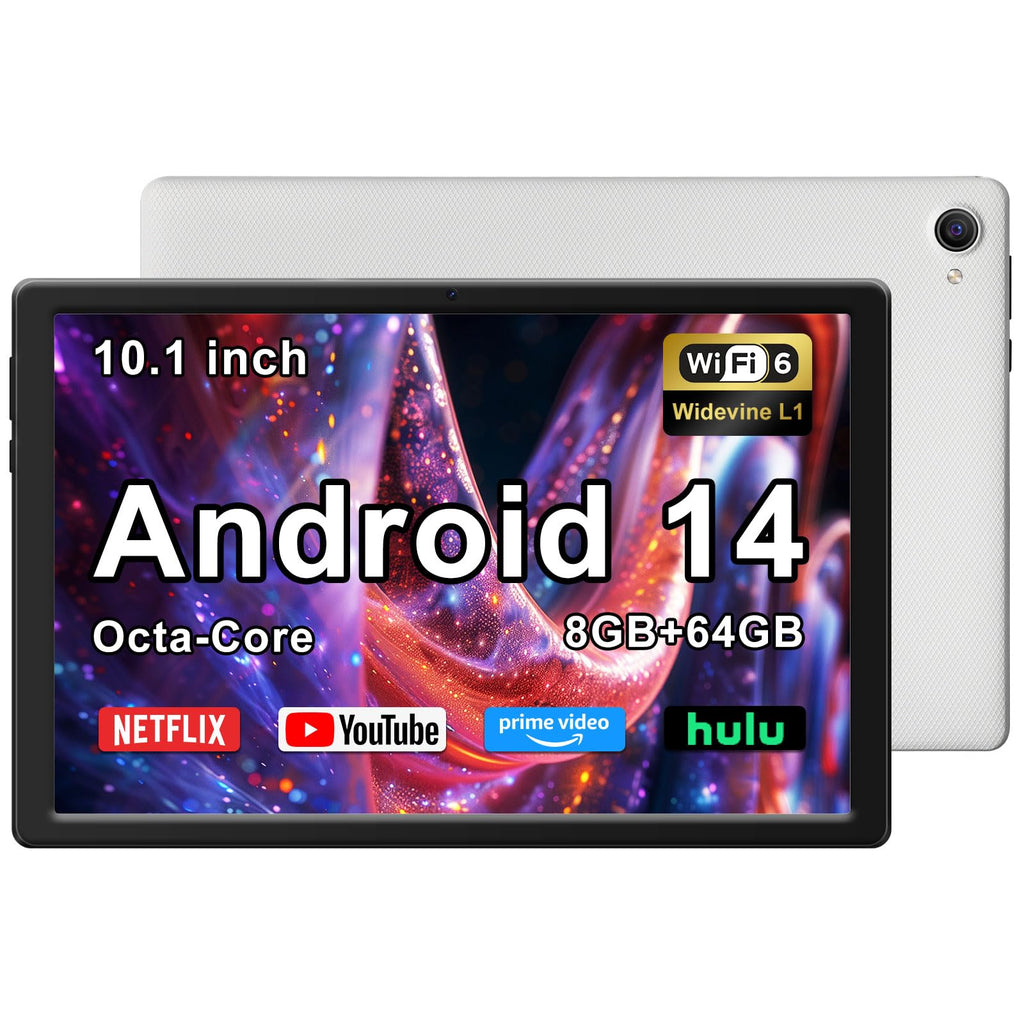 Whitedeer Android ProTab 10" | Android 14, 8GB RAM, 64GB, Batería 5000mAh