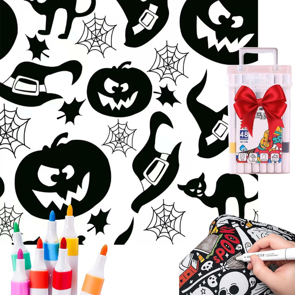 DIY Coloring Blanket With Markers